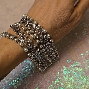 Simply Vera Vera Wang Silver Crystal Bracelet
